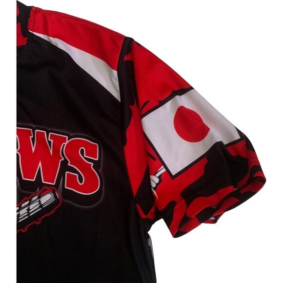 The Outlaws Mens Size S #3 Maddawg Sasebo Guns Skull Smoke Bandana Jersey Shirt - Picture 9 of 16